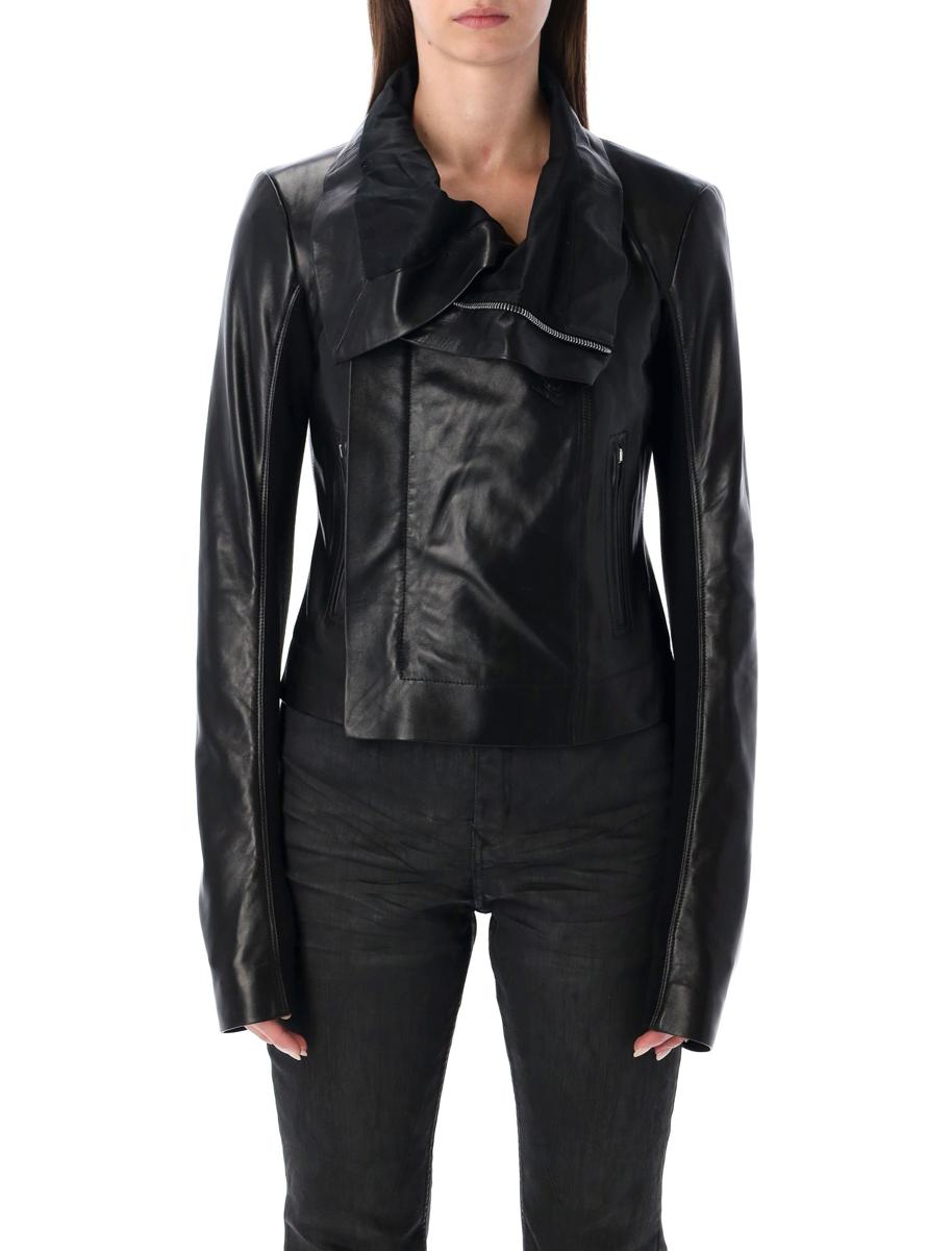 Rick Owens Lammlederjacke