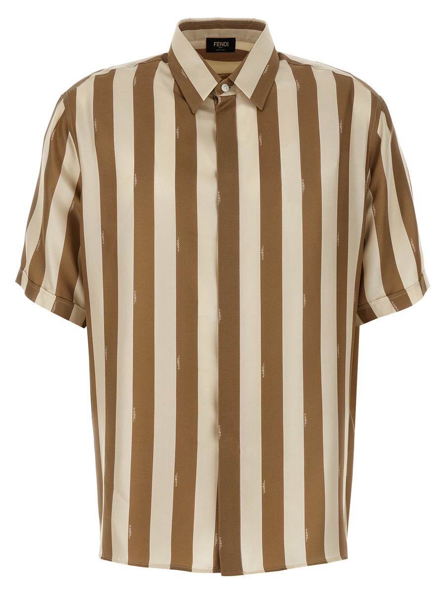 Fendi Pequin-Hemd