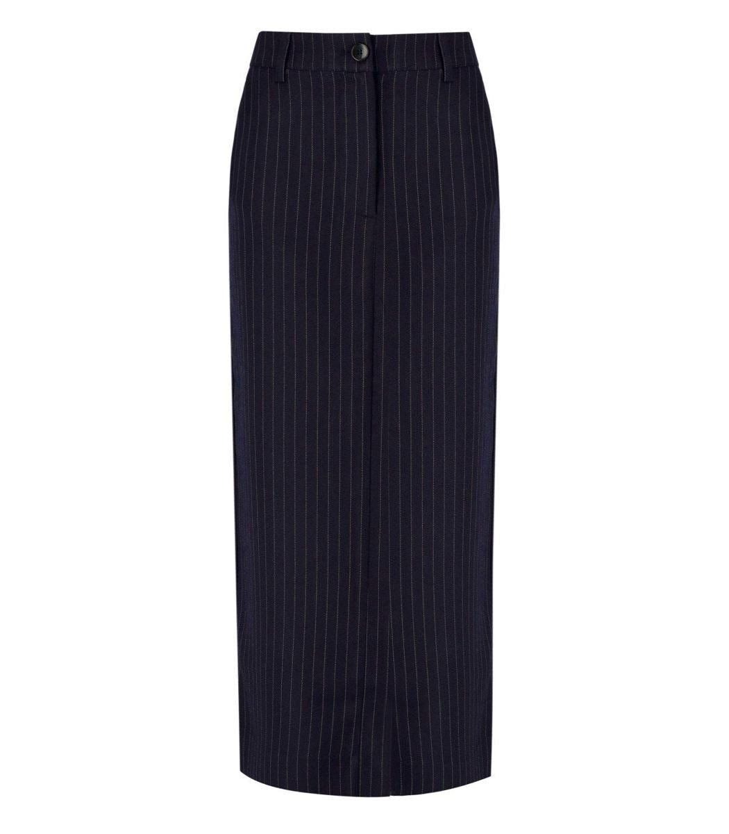 Essentiel Antwerp – Glossar – Marineblauer Midirock
