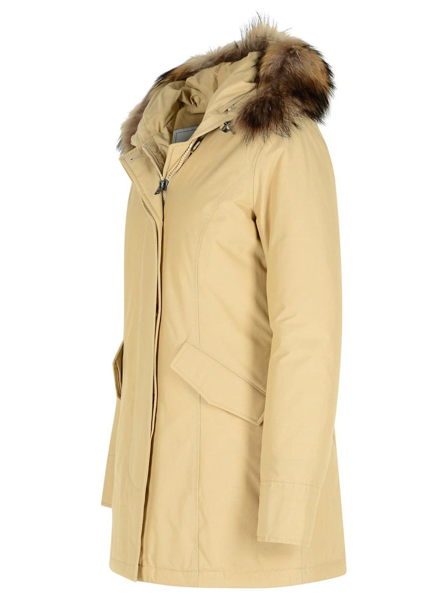 Woolrich Marka „Artic“ aus beiger Baumwollmischung