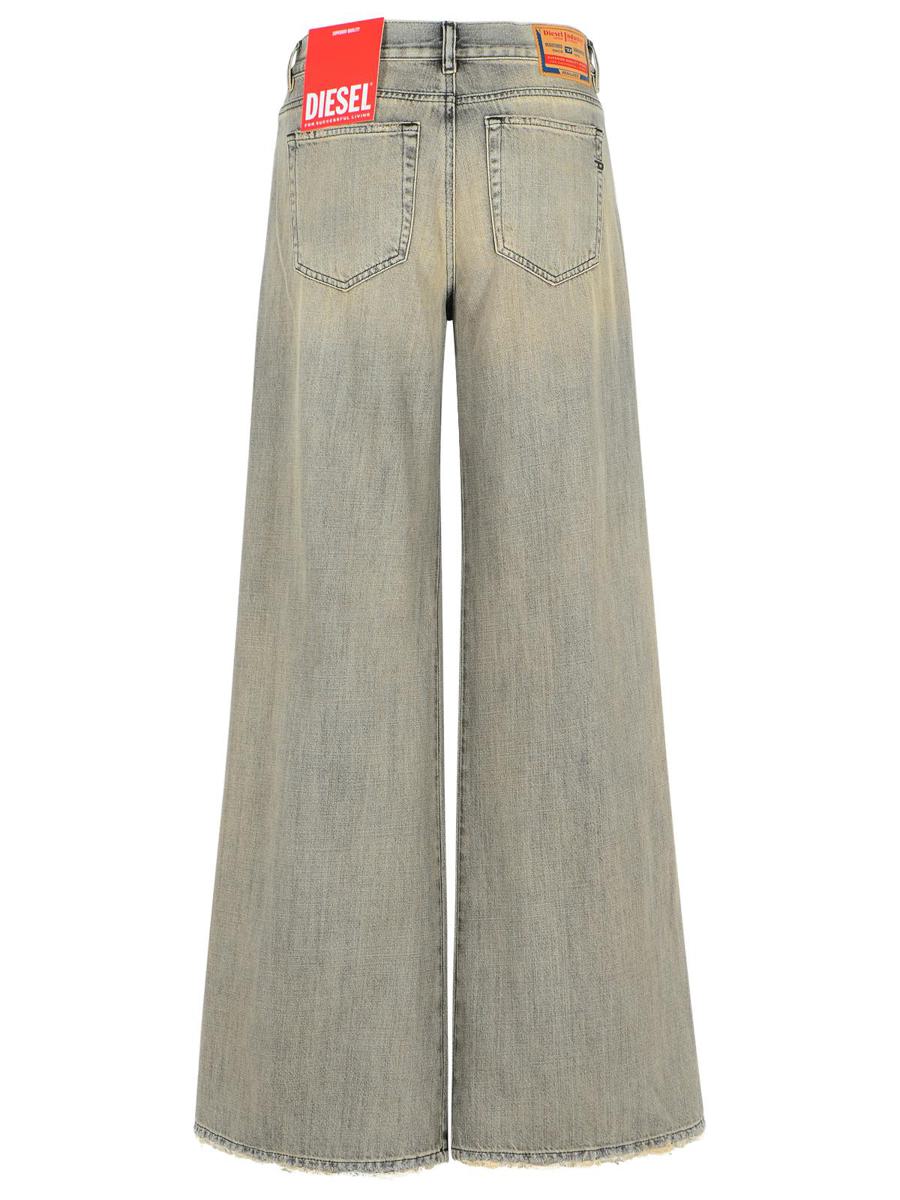 Diesel „1978 Akemi“ Jeans aus grauer Baumwollmischung