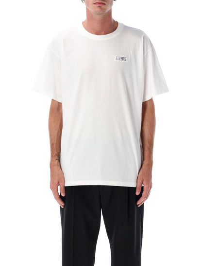 MM6 Maison Margiela Trompe L'Oeil bedrucktes Baumwoll-T-Shirt
