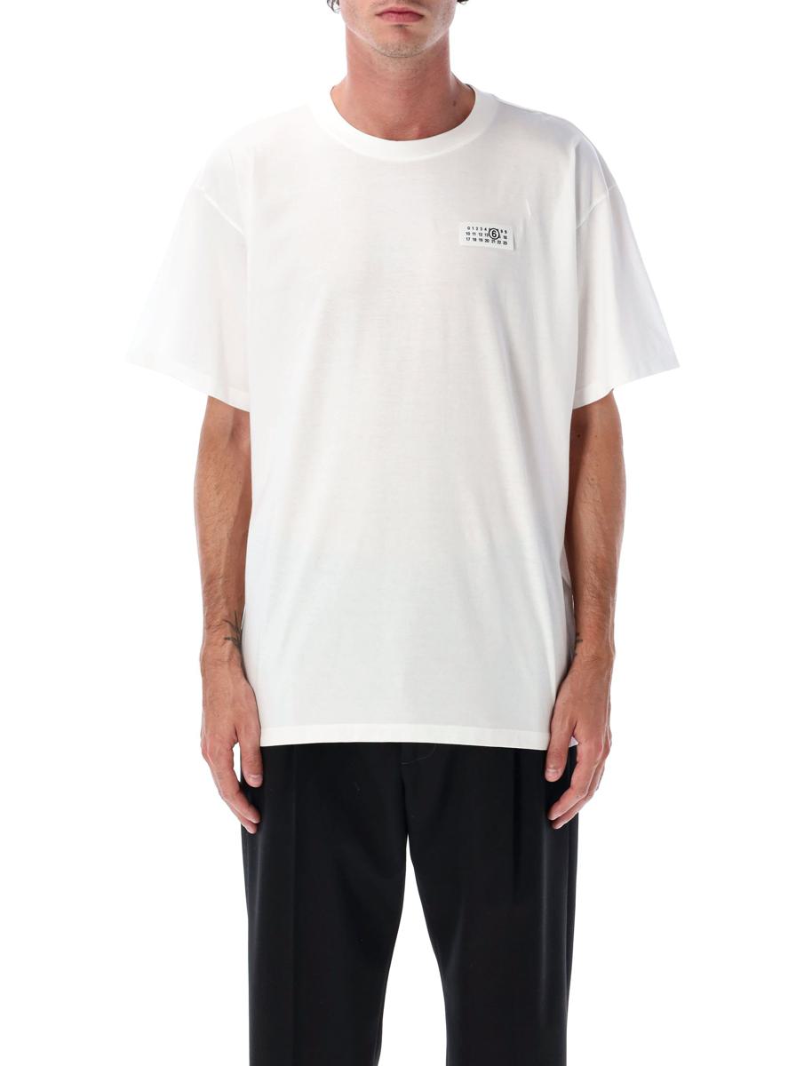 MM6 Maison Margiela Trompe L'Oeil bedrucktes Baumwoll-T-Shirt