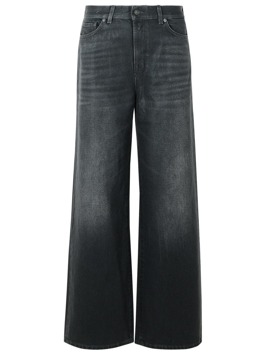7 For All Mankind – Schwarze Lakritz-Jeans