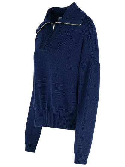 Closed – Marineblauer Pullover aus Bio-Baumwolle