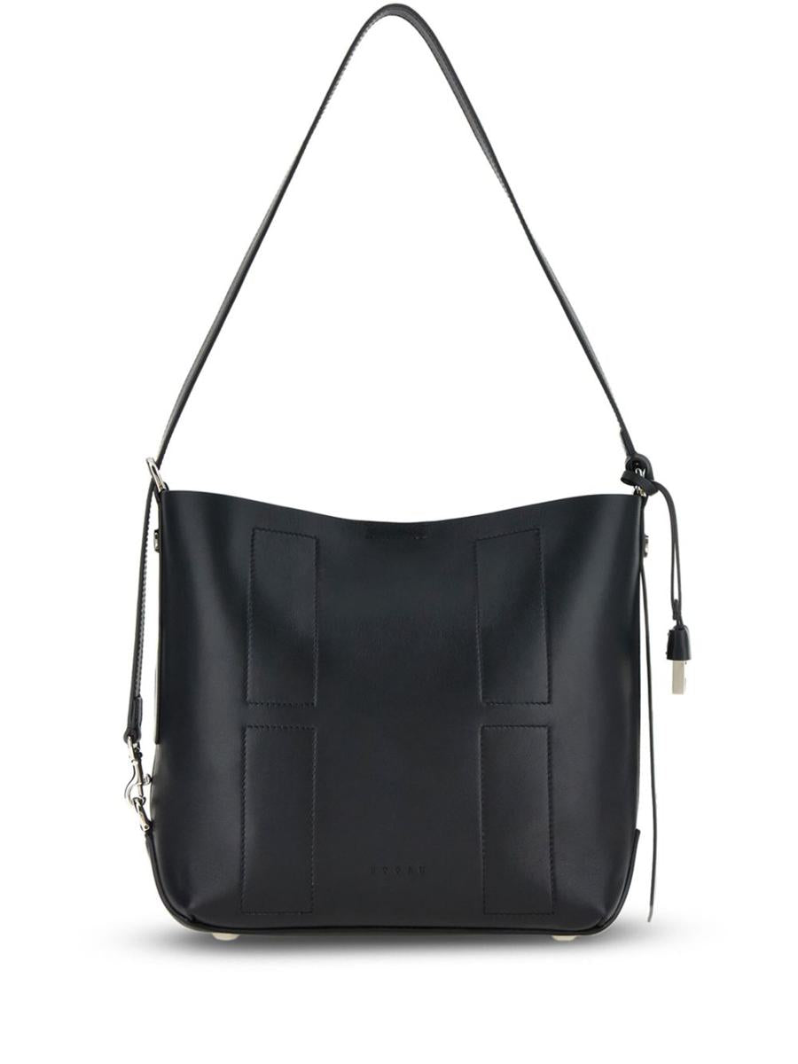 Hogan Hocked Kleine Hobo-Tasche aus Leder