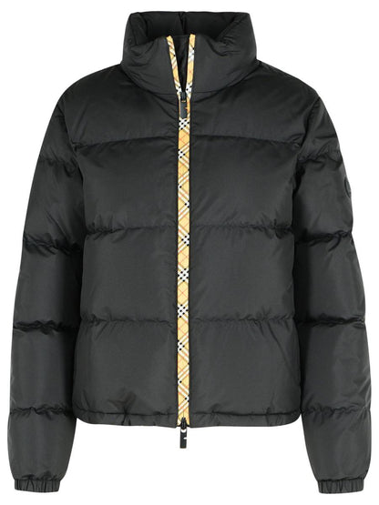 Burberry Schwarze Polyester-Daunenjacke