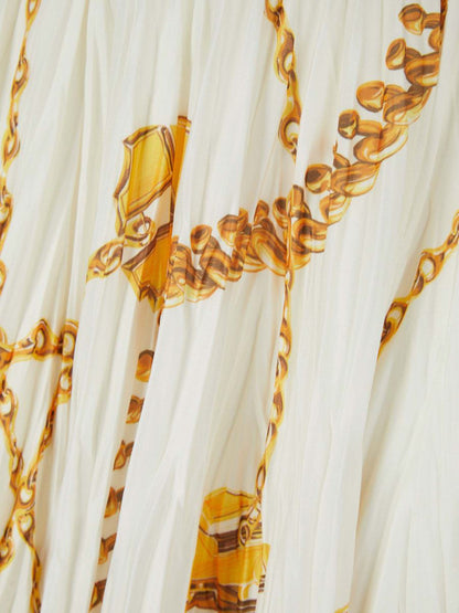 Burberry Mini-Rock mit Schild und Metallbesatz