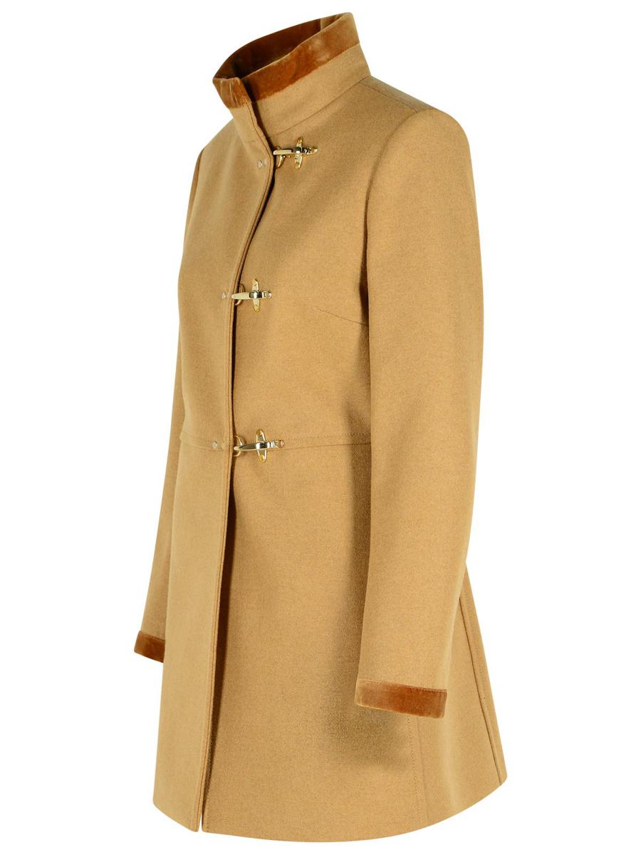 Fay Mantel aus Wollmischung in Beige