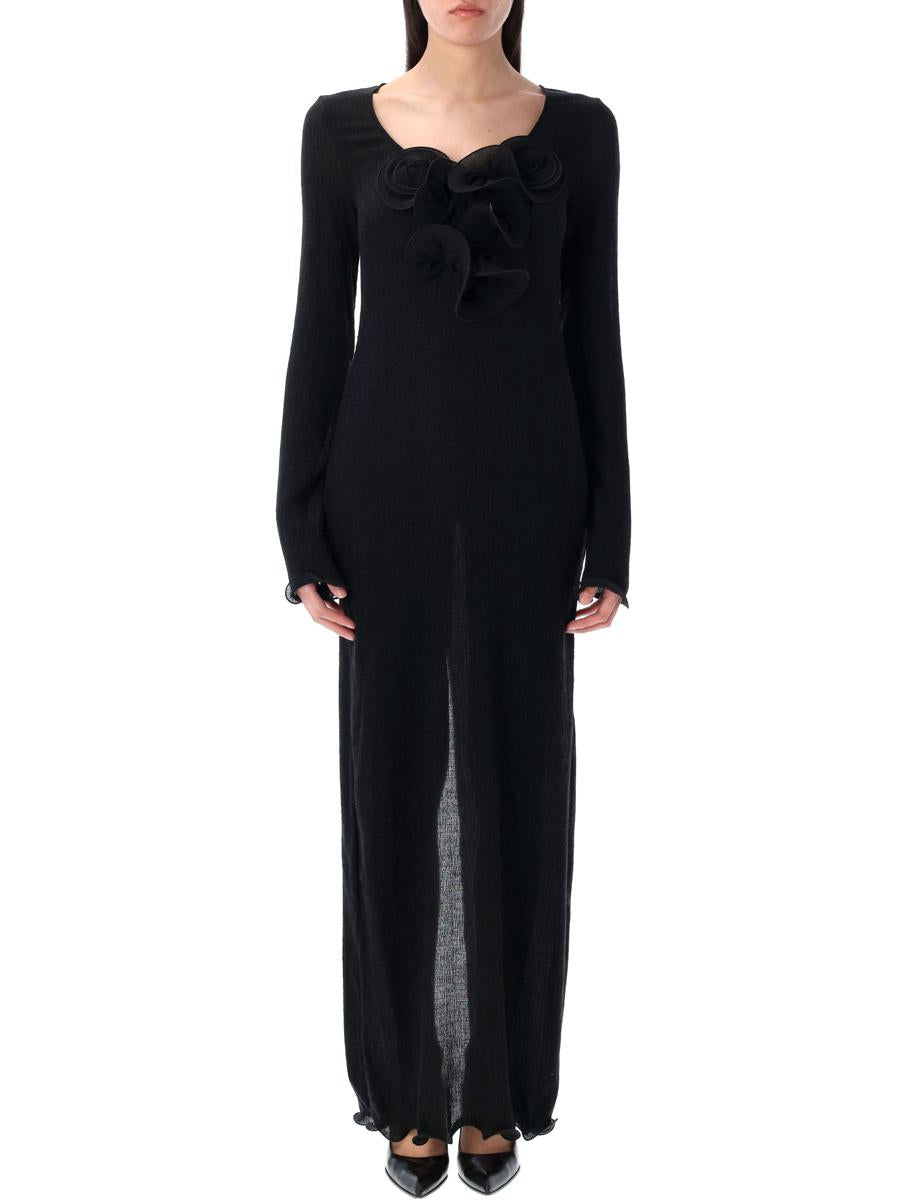 Magda Butrym Maxikleid aus Crêpe