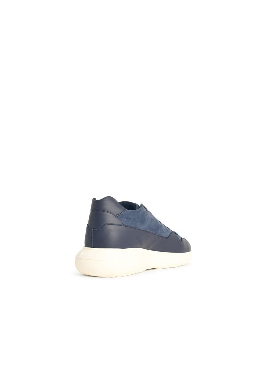 Hogan „Interactive3“ Marineblaue Ledersneaker
