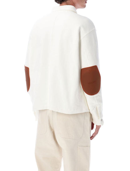 Stone Island – Coach-Jacke aus Baumwolle in Strickoptik