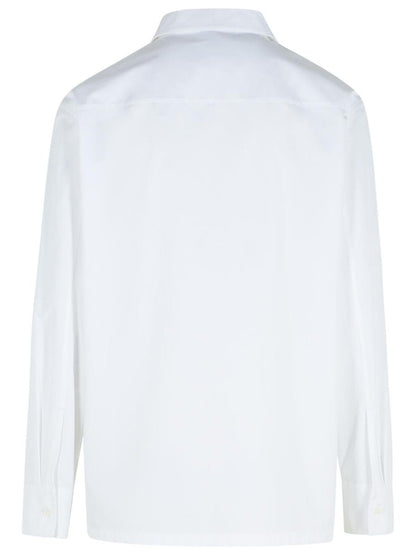 Weißes Baumwollhemd von Jil Sander
