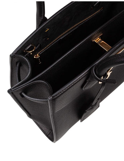 Salvatore Ferragamo Handtasche aus gehämmertem Leder