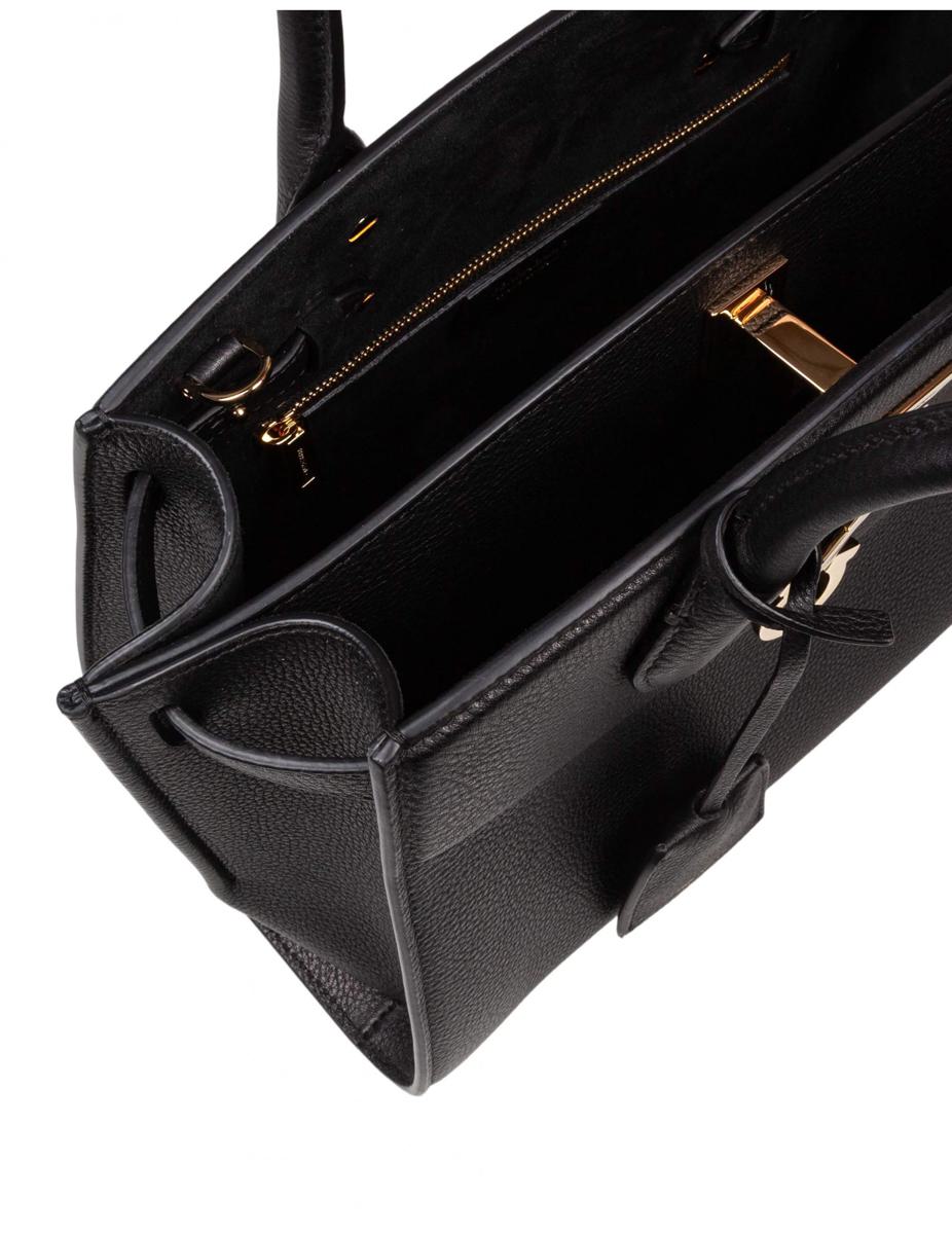 Salvatore Ferragamo Handtasche aus gehämmertem Leder