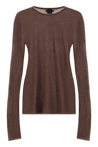 Pinko – Langärmliges Paillettentop „Pico“