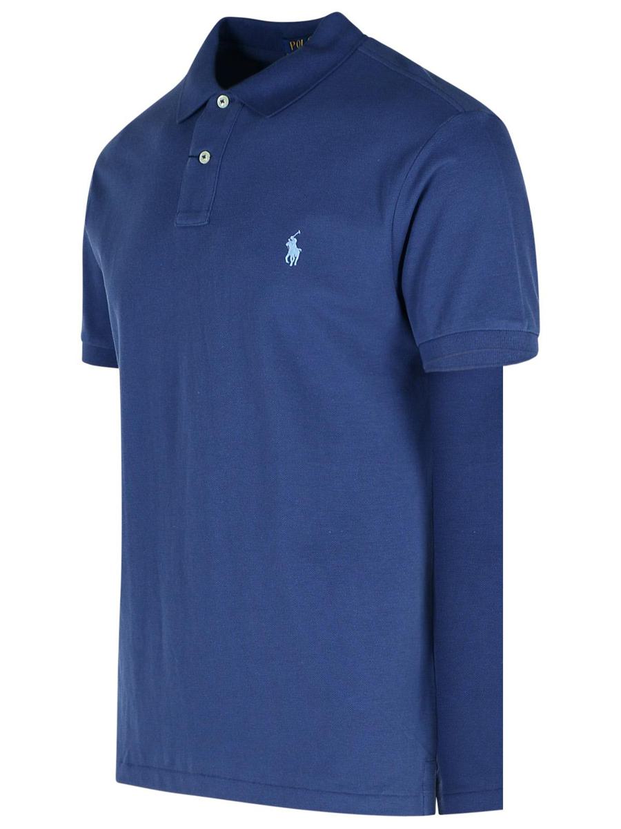 Polo Ralph Lauren Poloshirt aus Baumwolle, Marineblau