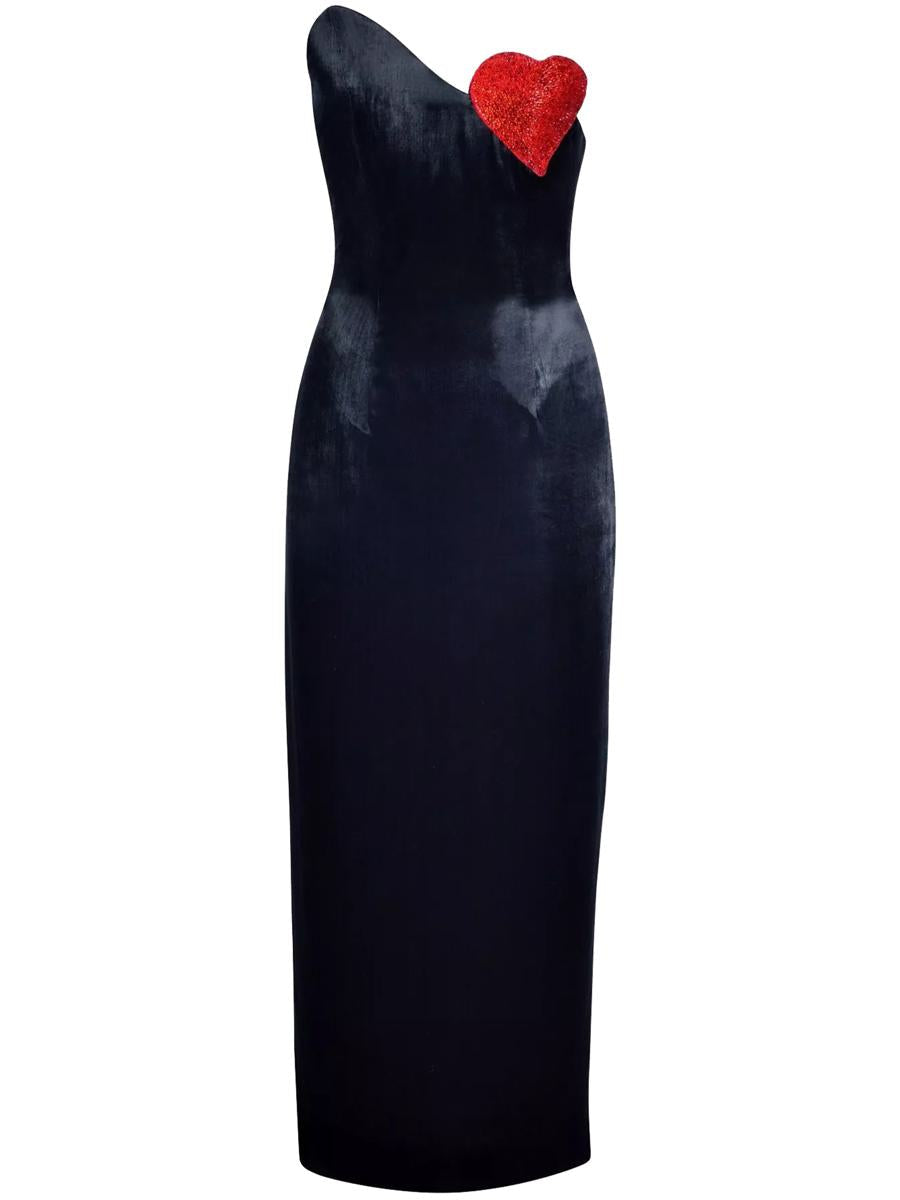 Christina Crawford Herzkleid mit Korsett-Kleidung