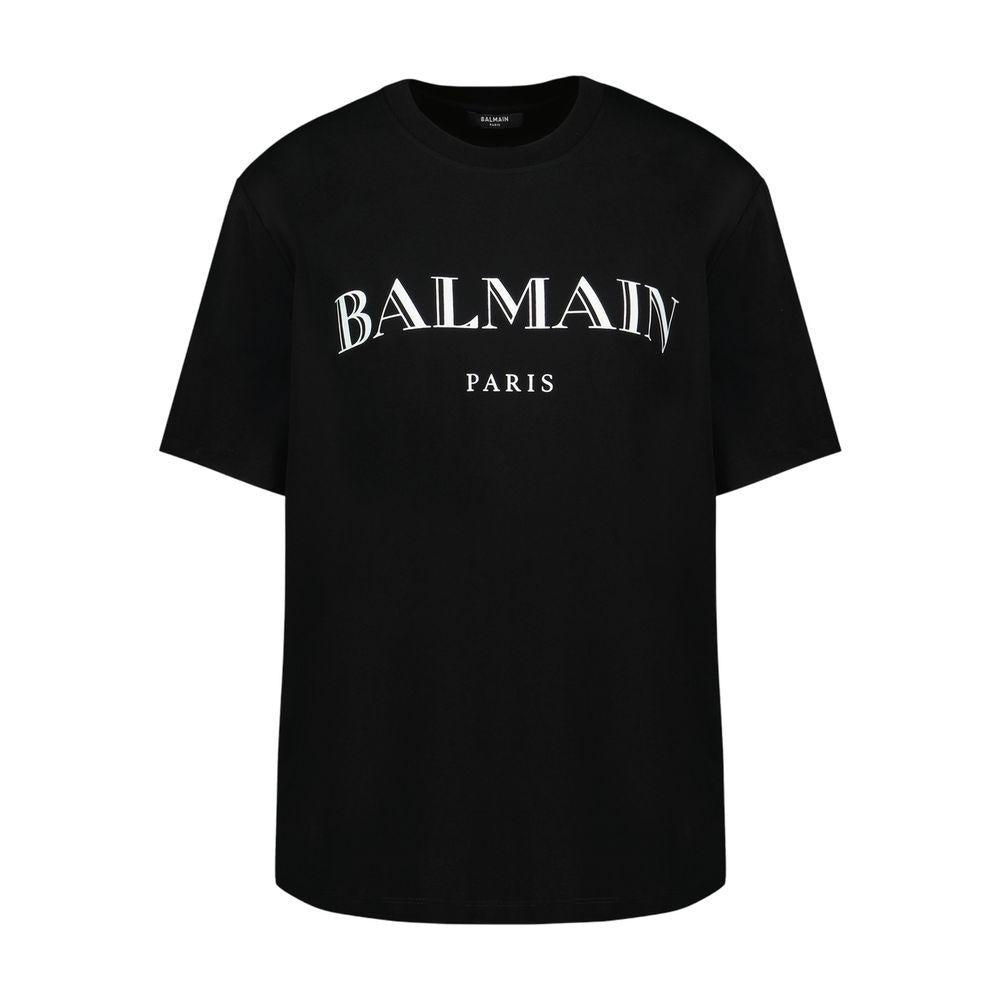 Balmain – Reg Fit T-Shirt mit Vintage-Print