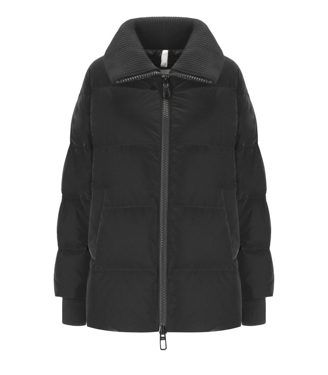 Duno – Glänzende schwarze Daunenjacke
