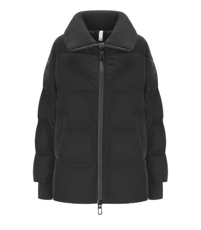 Duno – Glänzende schwarze Daunenjacke