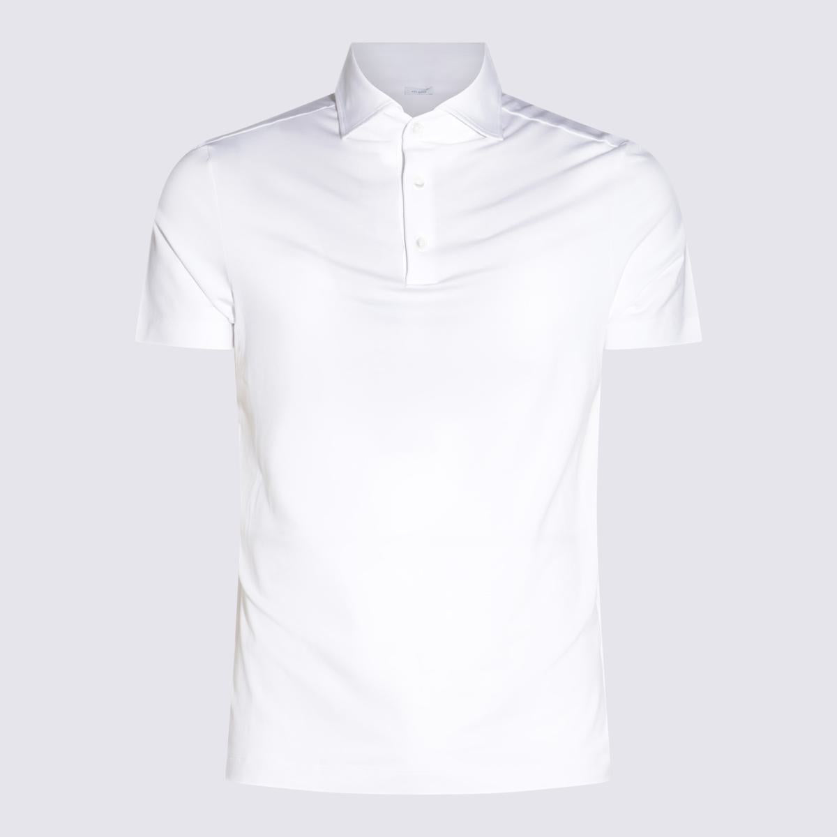 Malo Poloshirt aus weißer Baumwolle