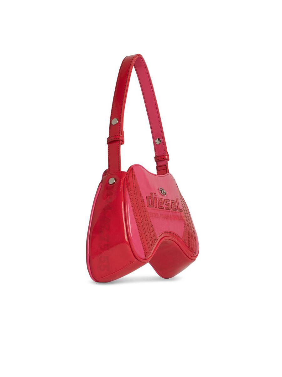Diesel – „Play“-Tasche aus Polyurethan in Fuchsie