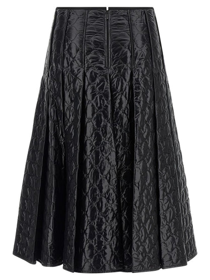 Moncler Lackierter Nylonrock