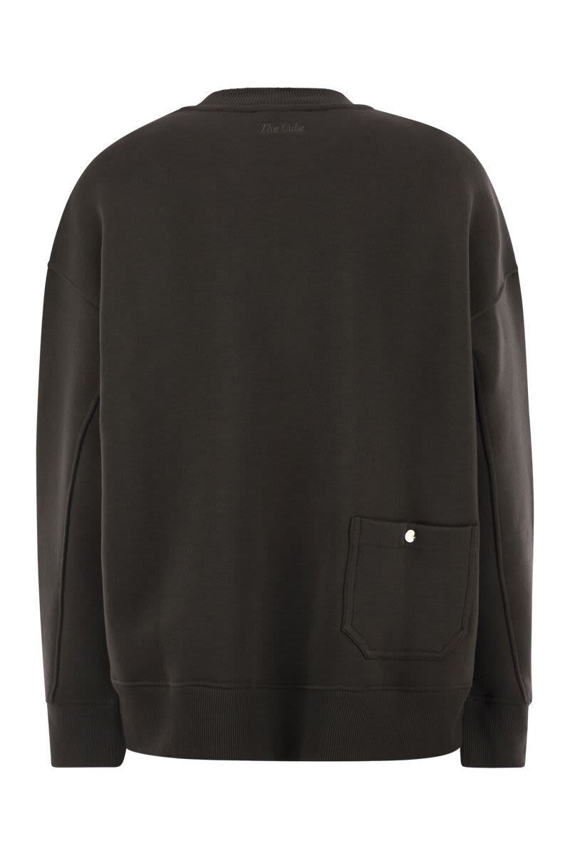 'S Max Mara Monza – Baumwoll-Sweatshirt mit Logo