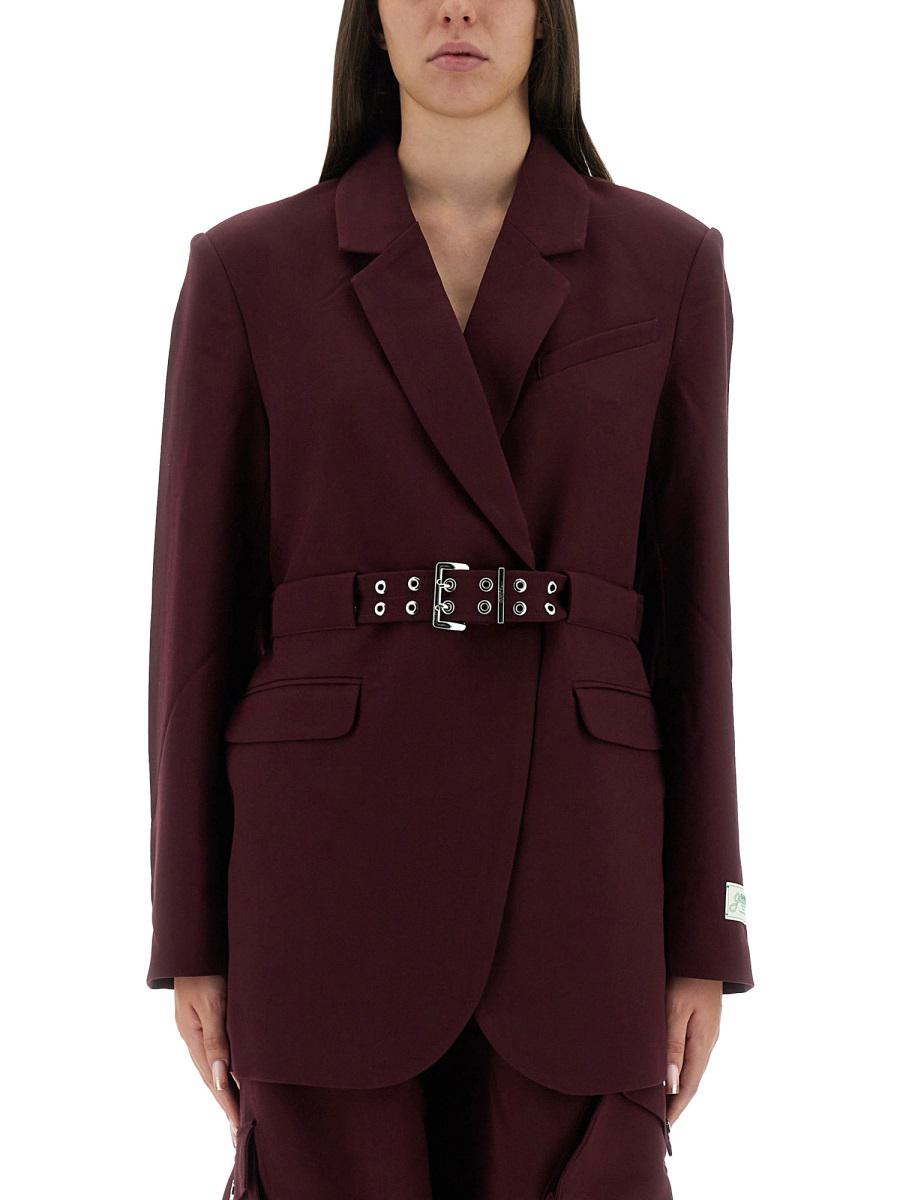Ganni Crêpe-Blazer