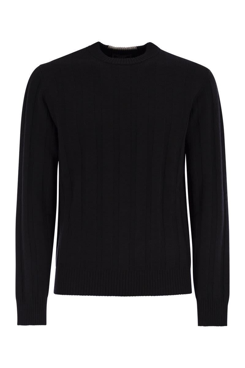 Gerippter Pullover aus Wolle und Kaschmir von Peserico