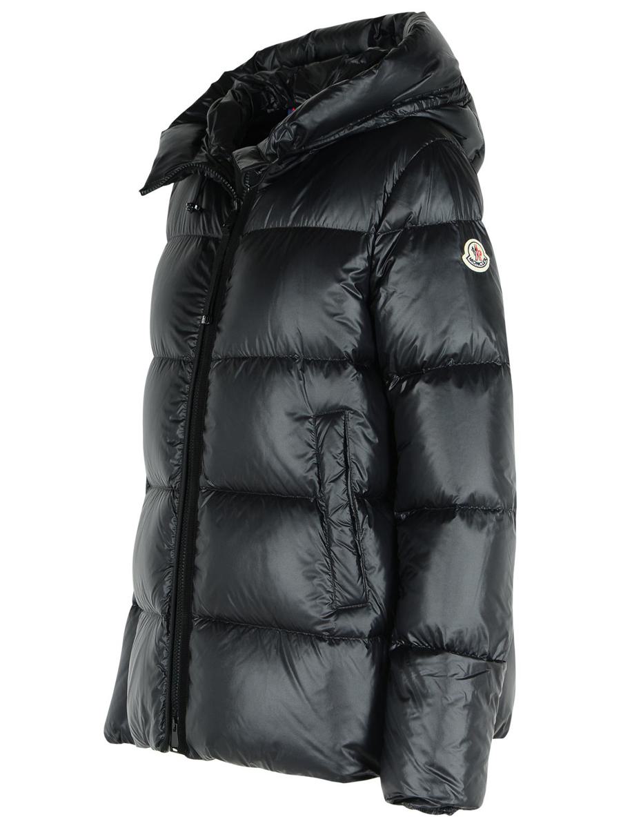 Moncler „Serittes“ schwarze Daunenjacke aus Polyamid