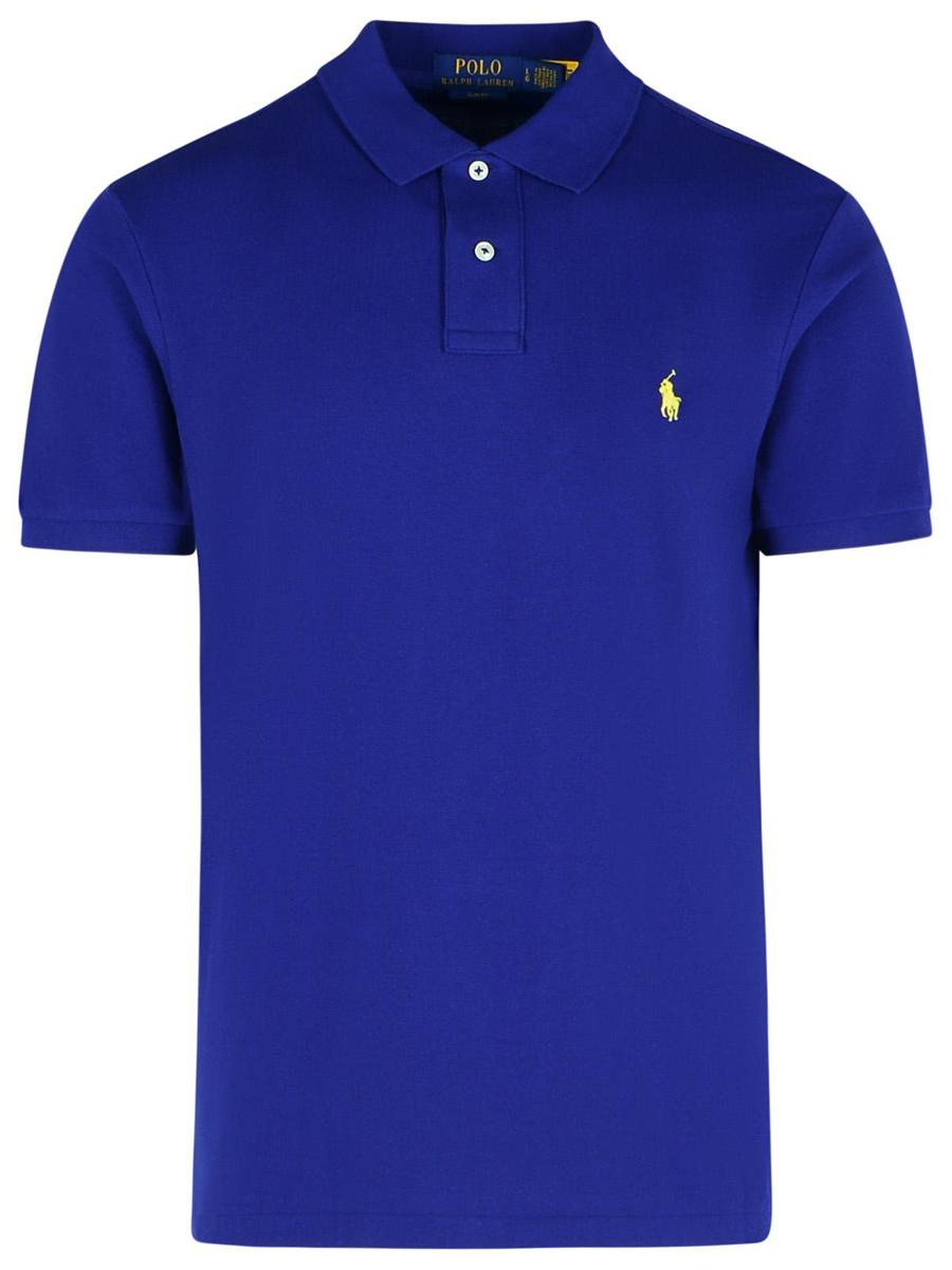 Polo Ralph Lauren, Blaues Poloshirt aus Baumwolle