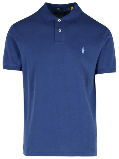 Polo Ralph Lauren Poloshirt aus Baumwolle, Marineblau