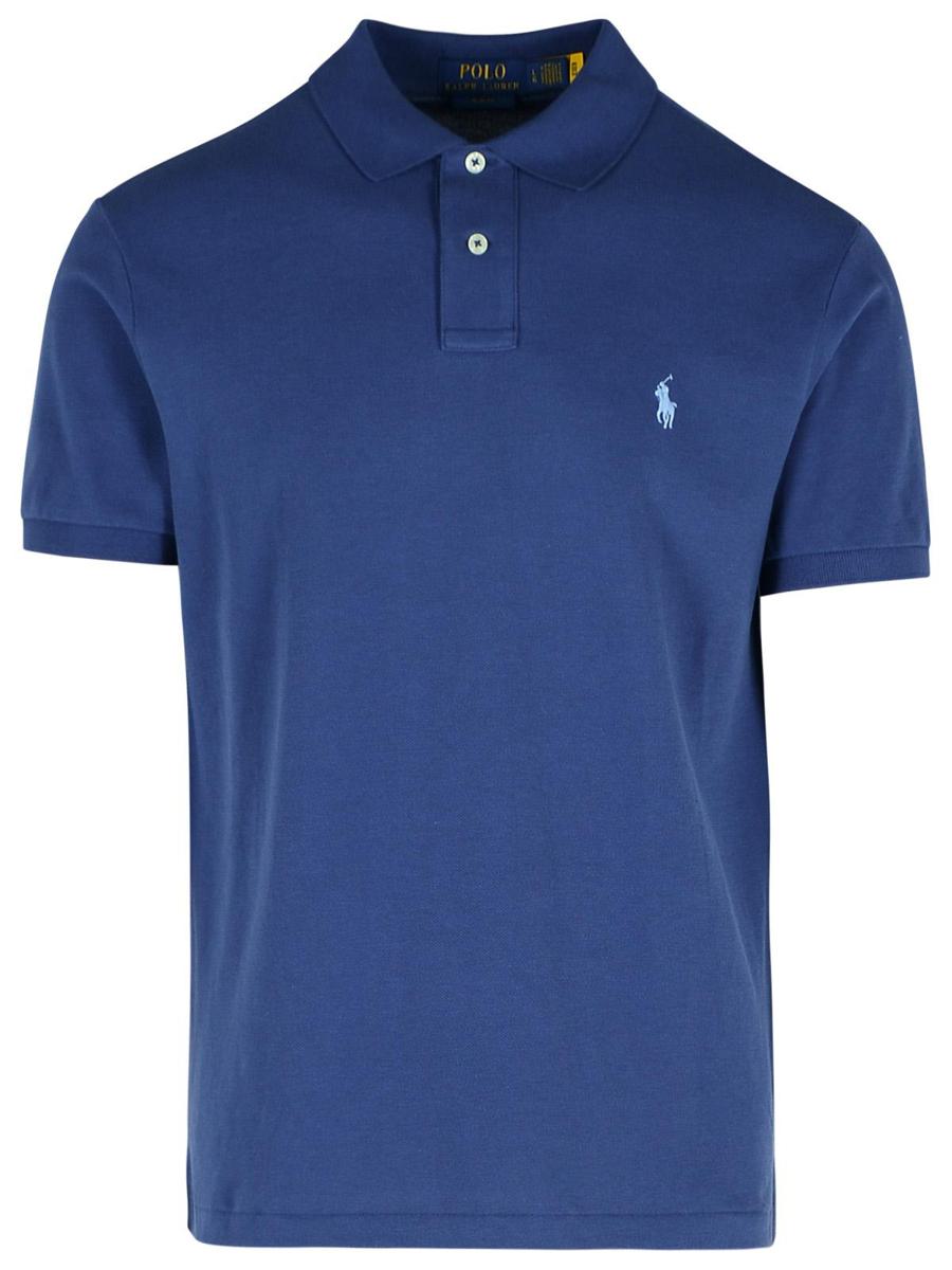 Polo Ralph Lauren Poloshirt aus Baumwolle, Marineblau