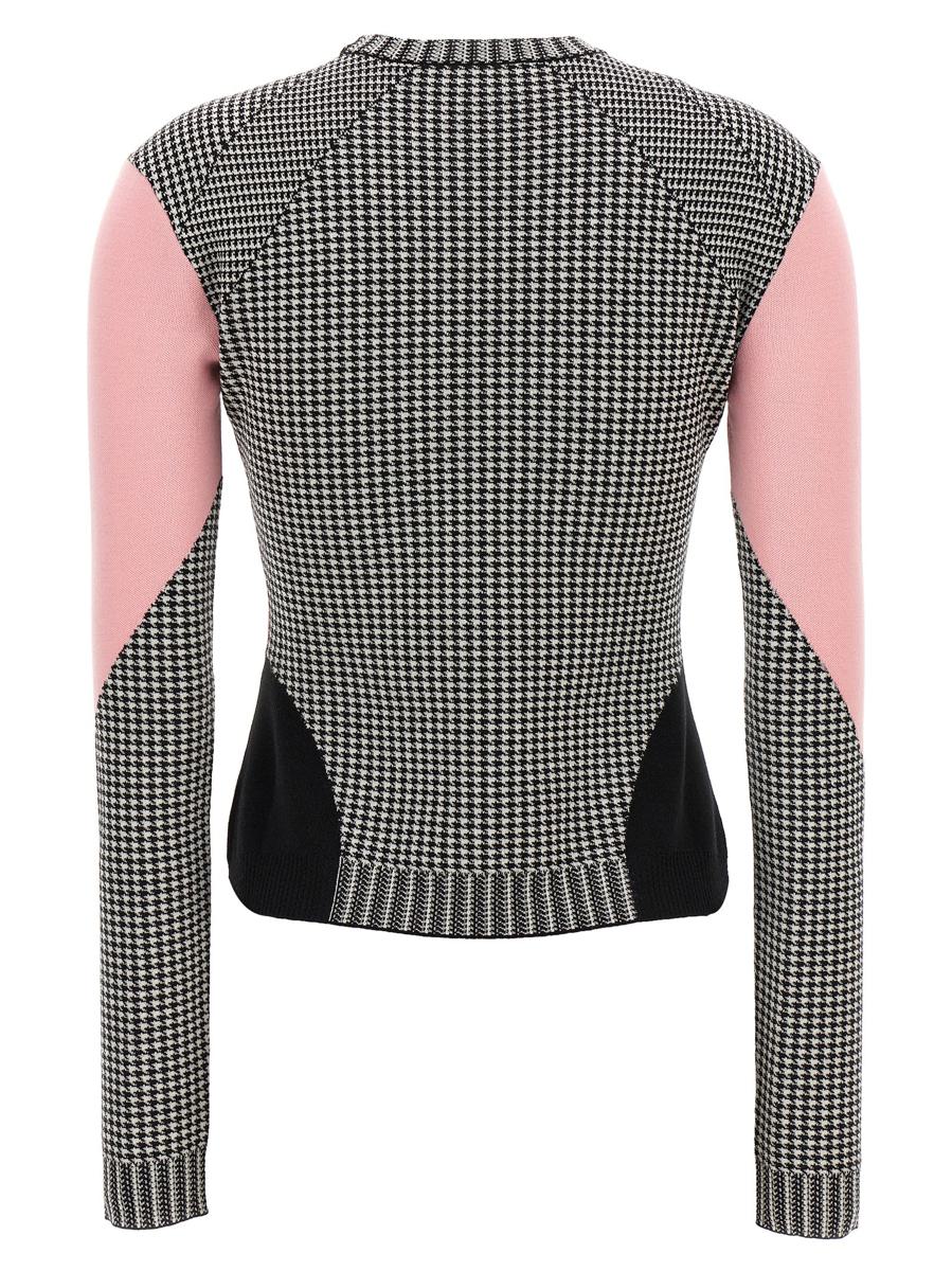 Alexander McQueen Hahnentritt-Pullover