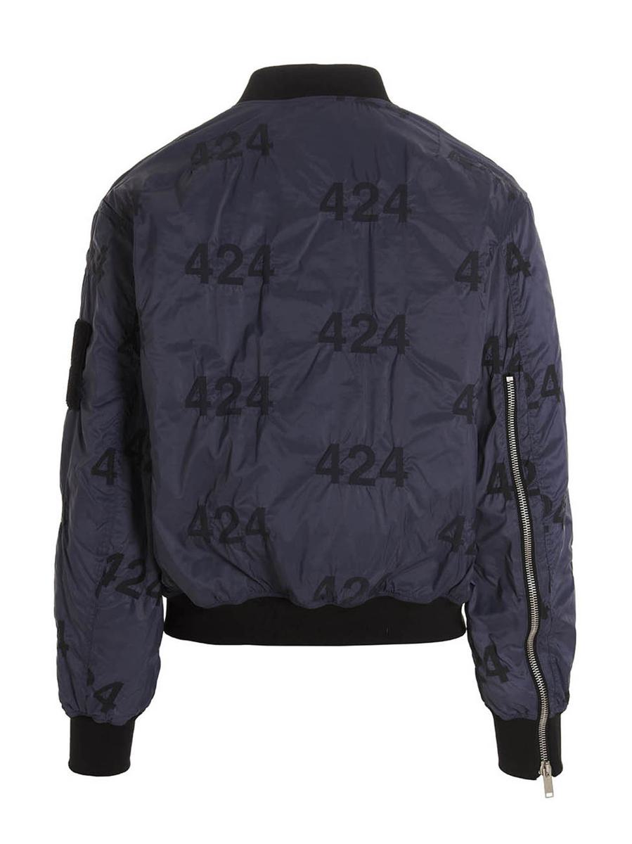 424 Wendbare Bomberjacke mit Logo.
