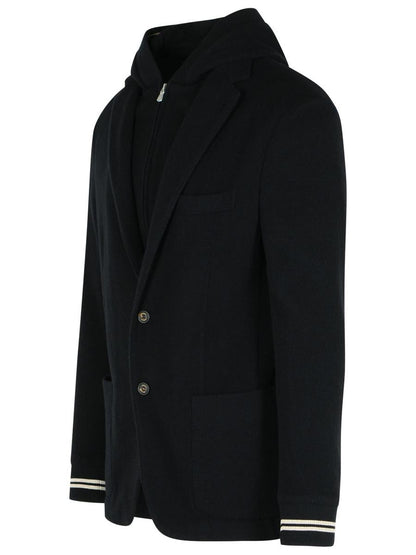 Eleventy – Blazer aus schwarzer Kaschmirmischung