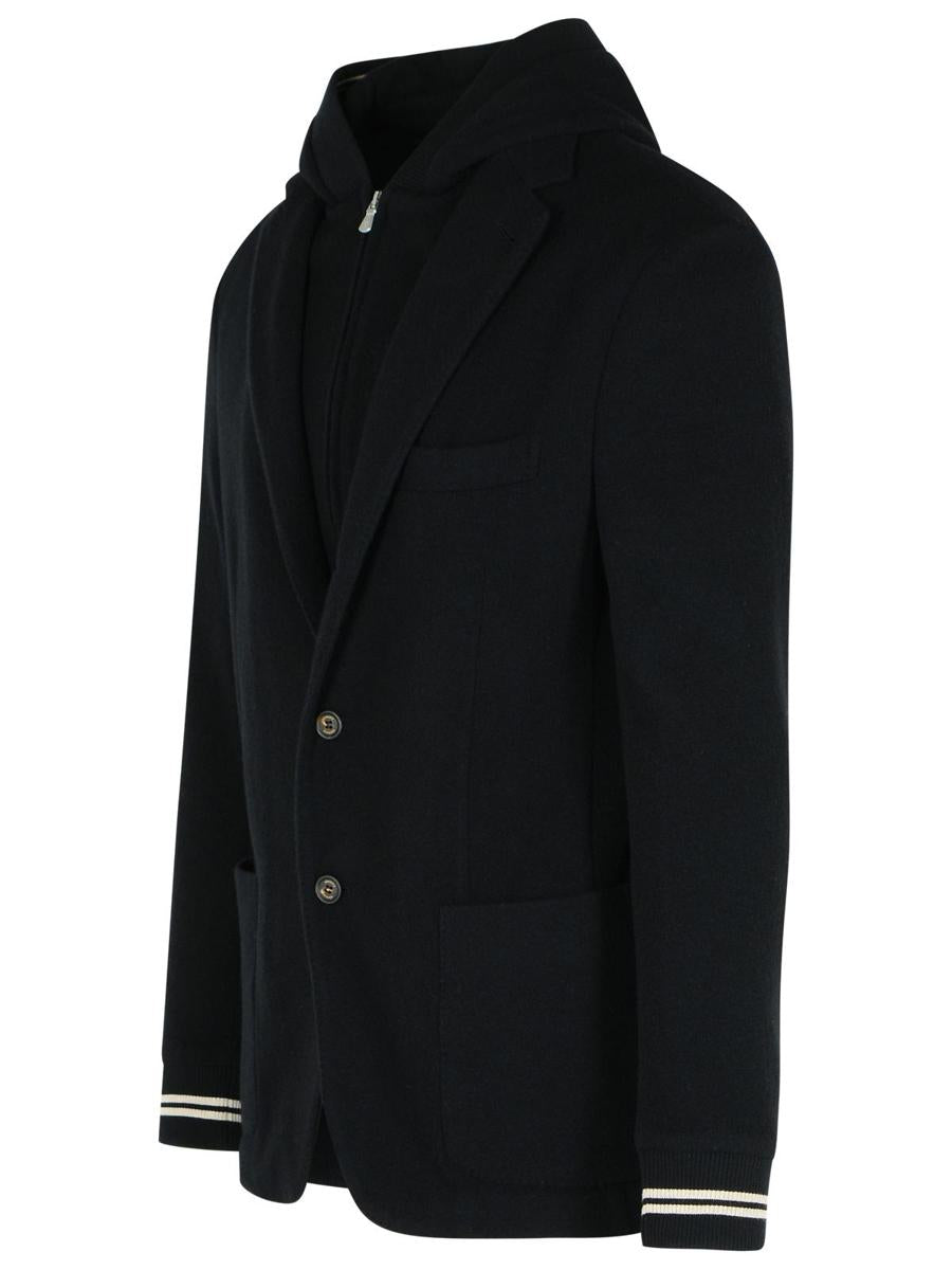 Eleventy – Blazer aus schwarzer Kaschmirmischung