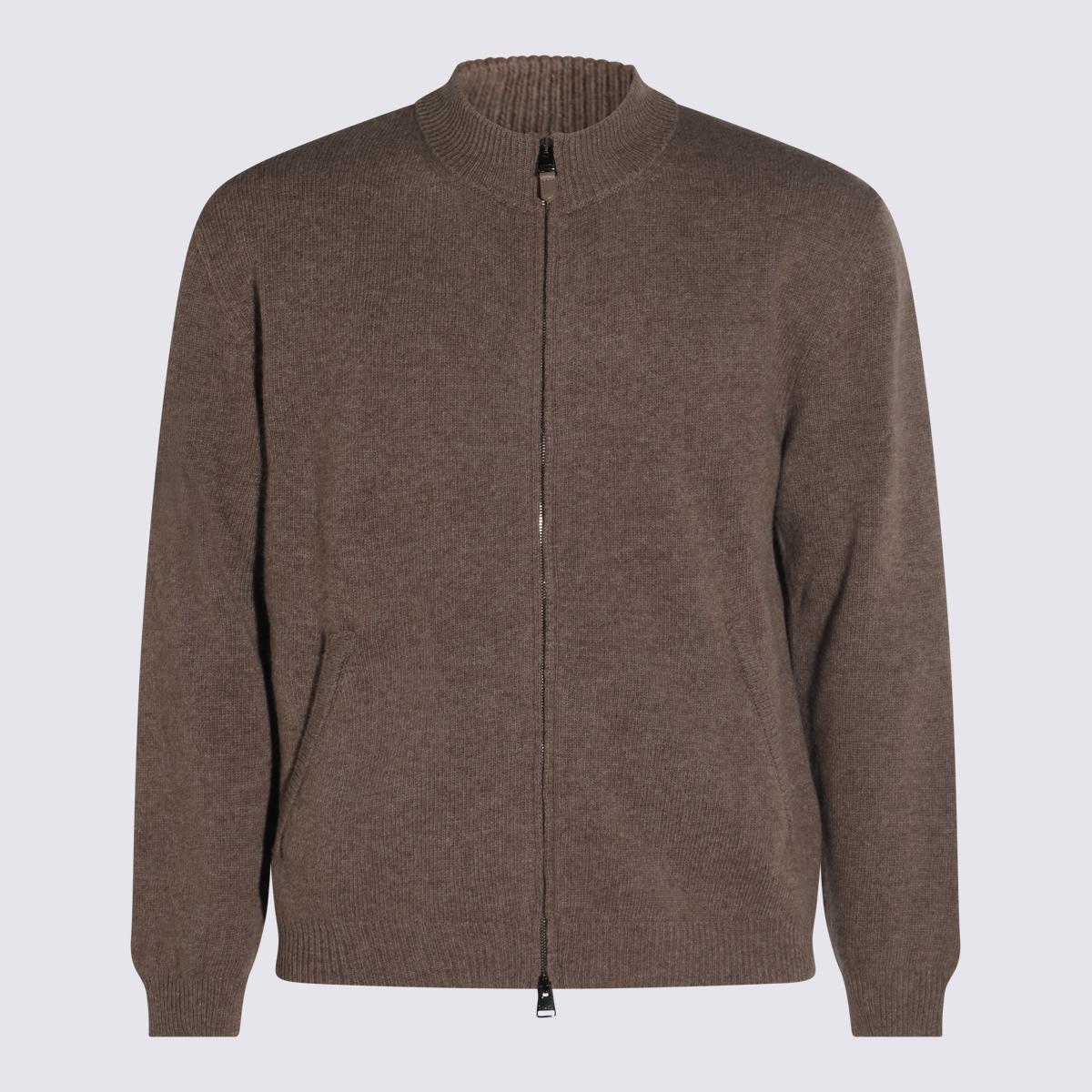Canali Brauner Wollstrick