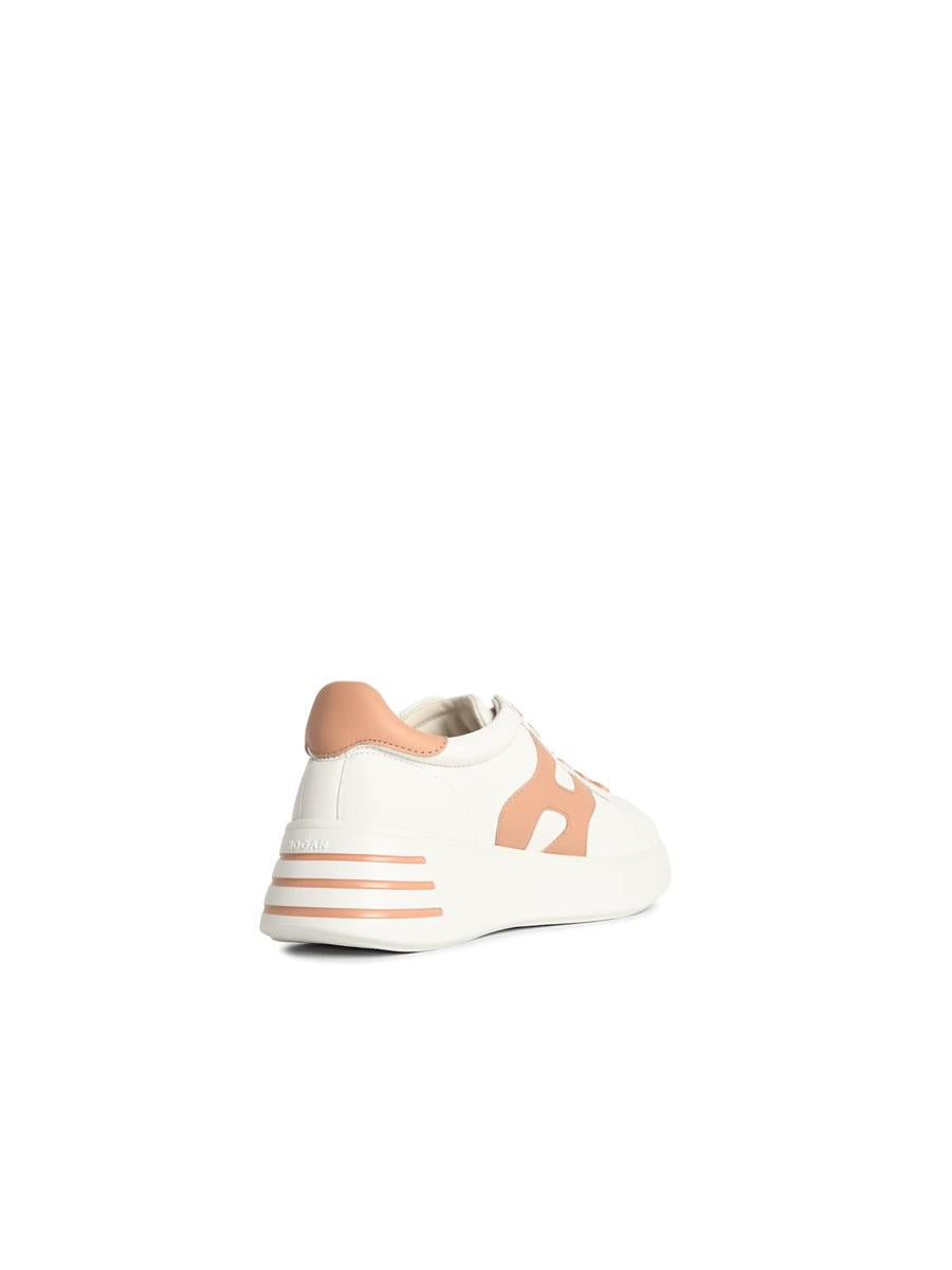 Hogan „Rebel“ weiße Ledersneaker
