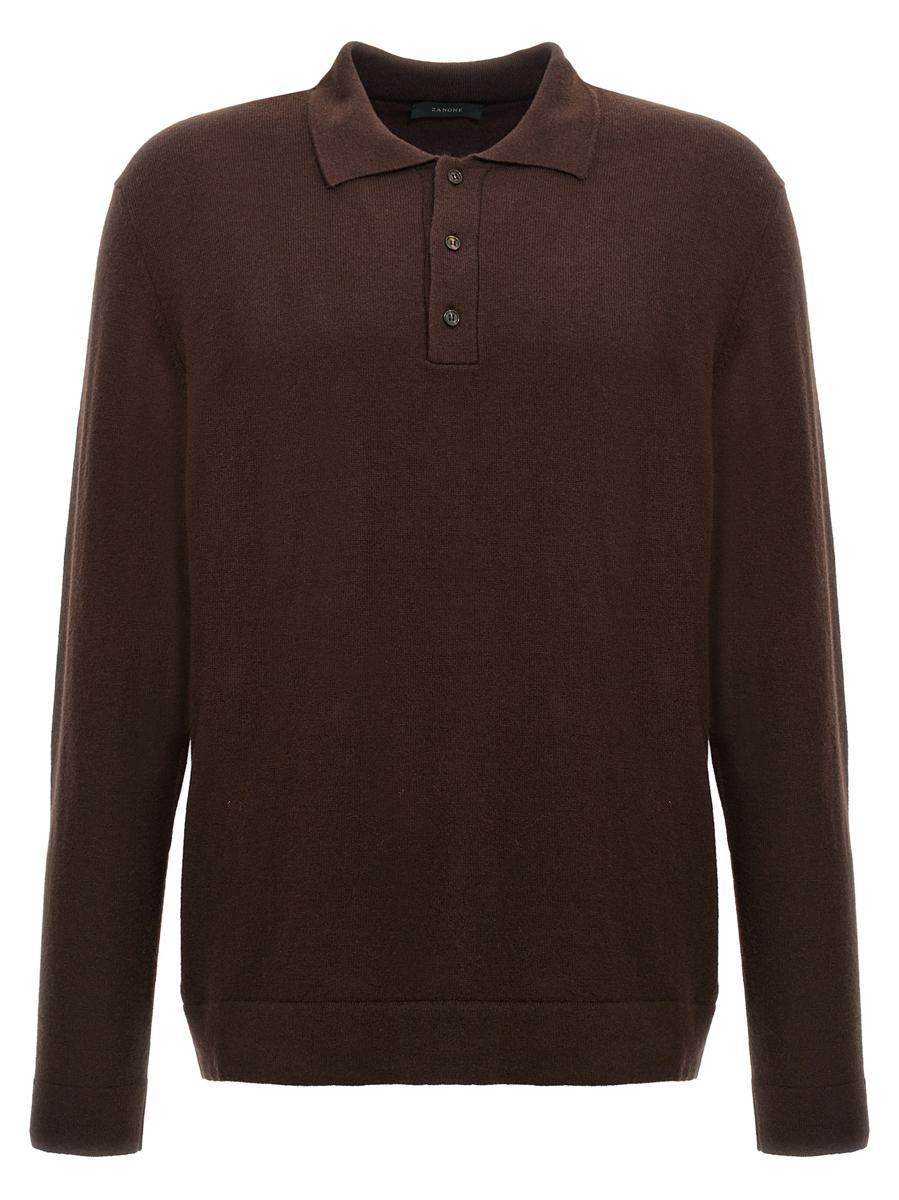 Zanone Poloshirt aus Kaschmirwolle