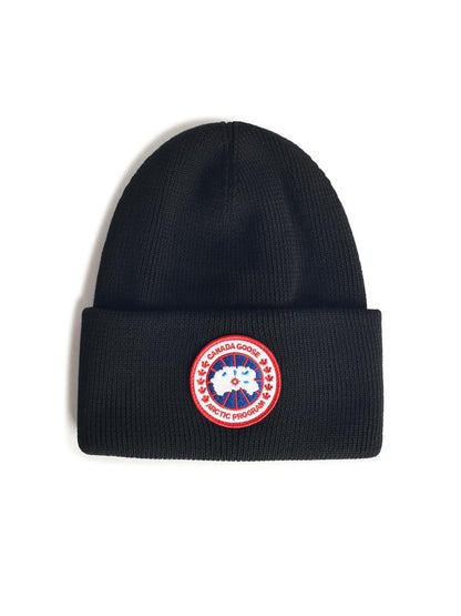 Canada Goose Schwarze Wollmütze