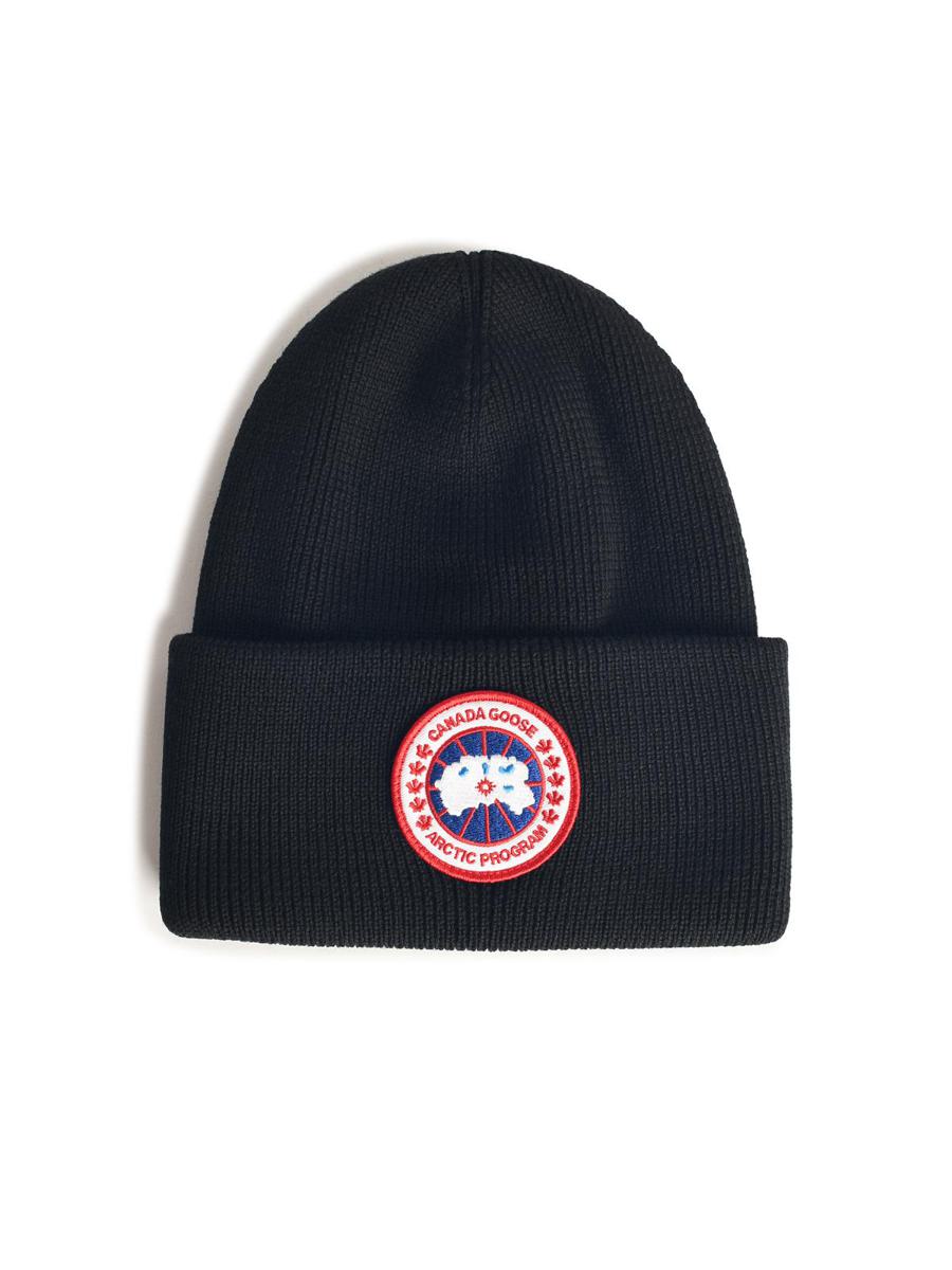 Canada Goose Schwarze Wollmütze