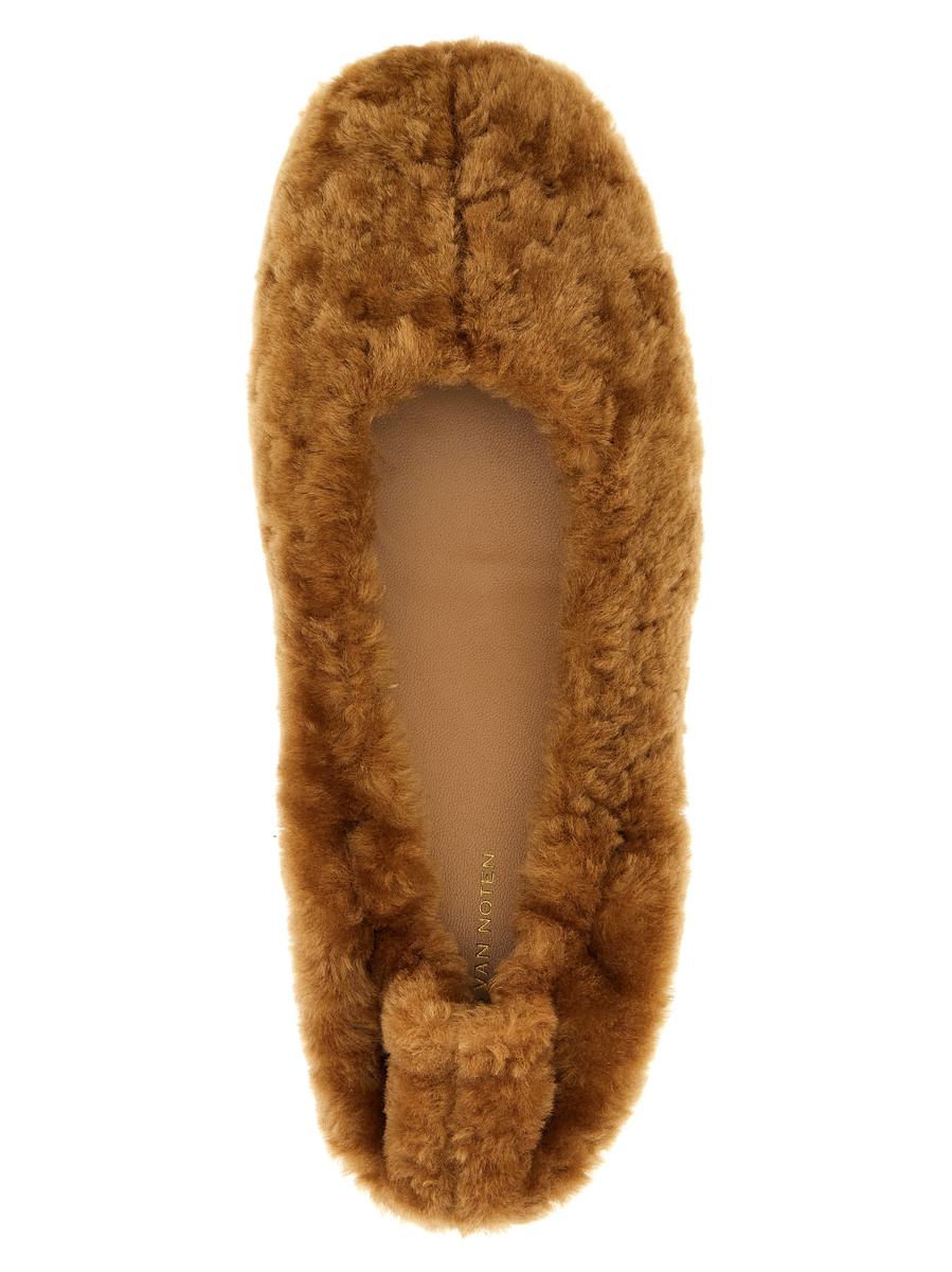 Dries Van Noten Pelzballerinas