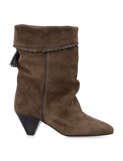 Isabel Marant Dalby drapierte Wildlederstiefel