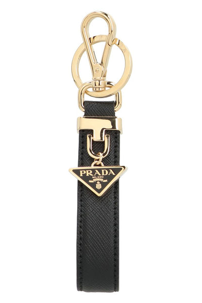 Prada Kartenetui aus Leder mit Logodetail