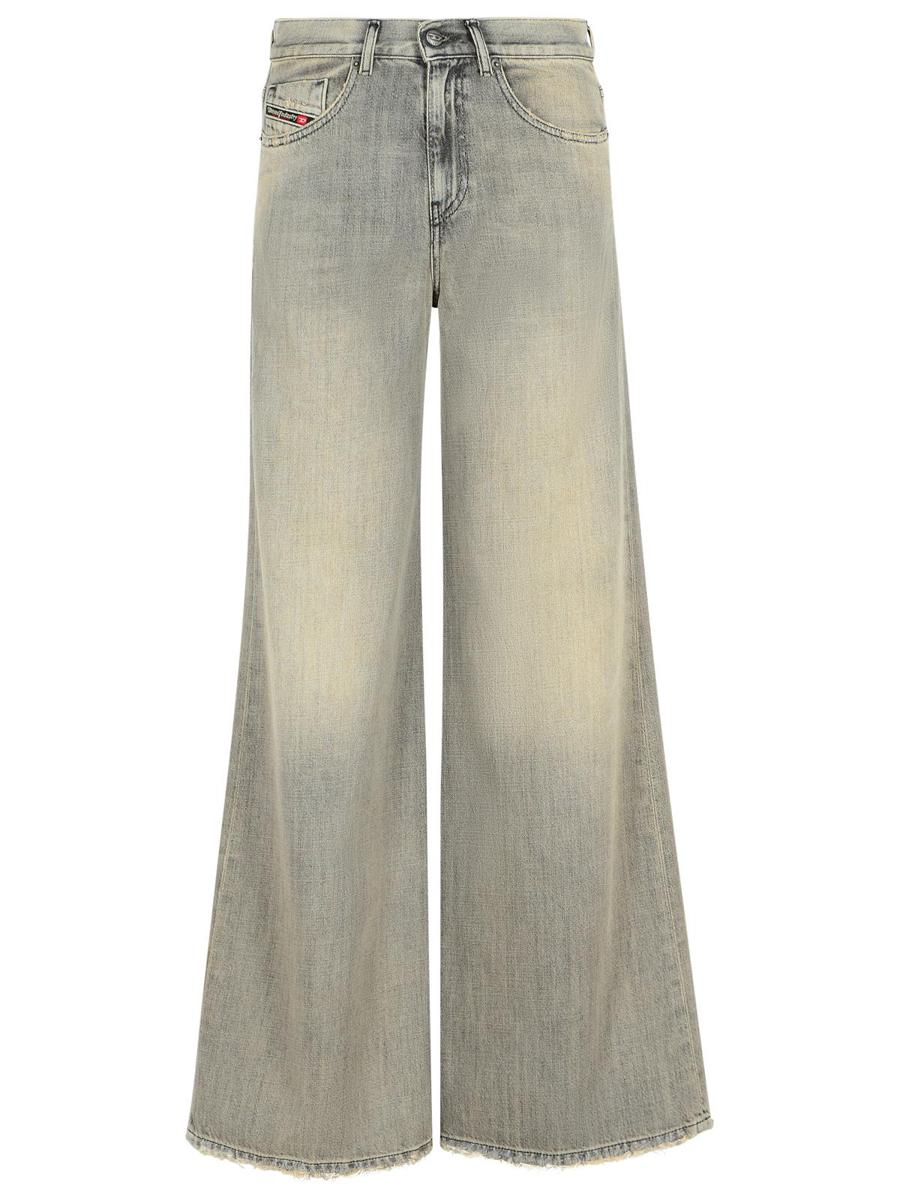 Diesel „1978 Akemi“ Jeans aus grauer Baumwollmischung