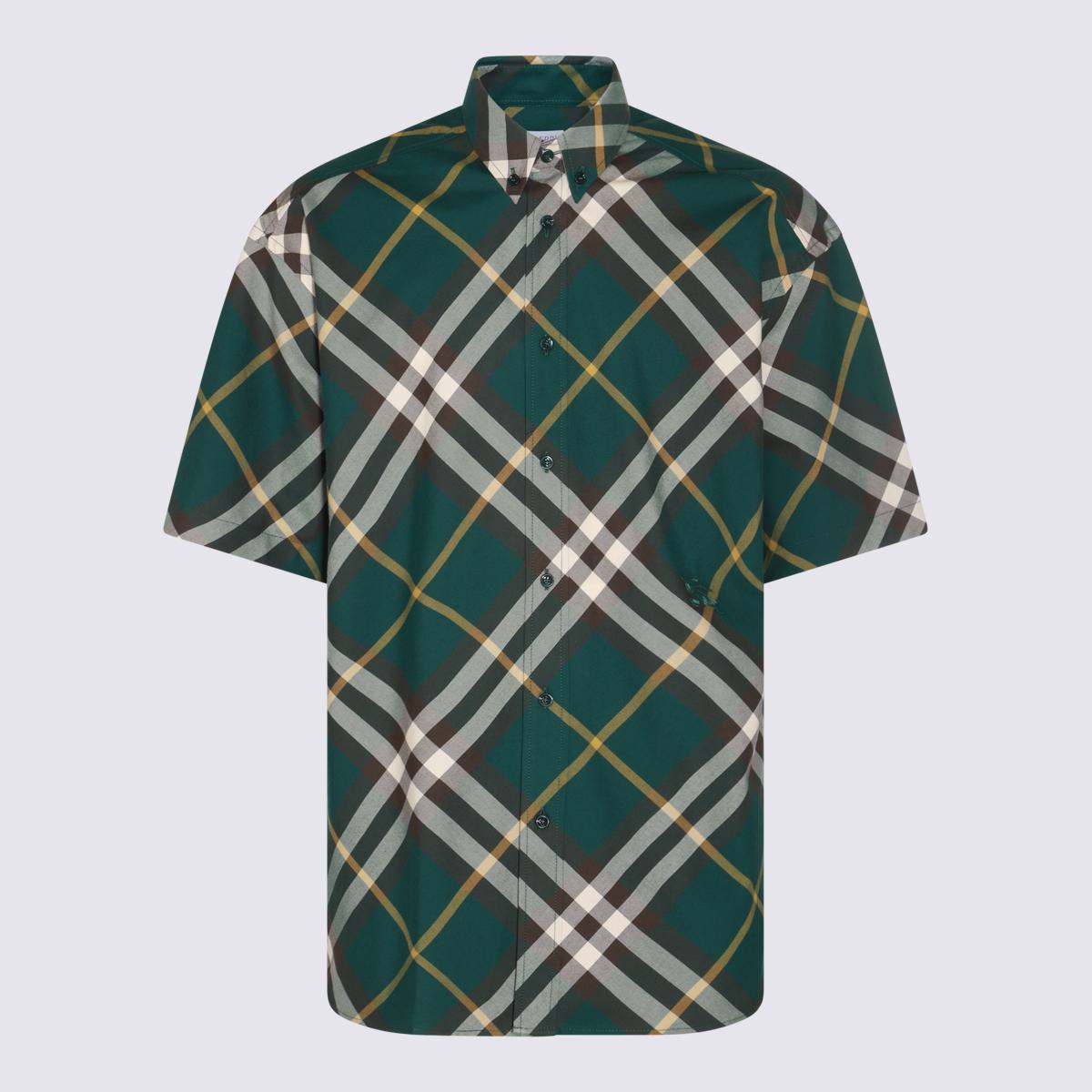 Grünes Baumwollhemd von Burberry