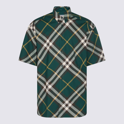 Grünes Baumwollhemd von Burberry